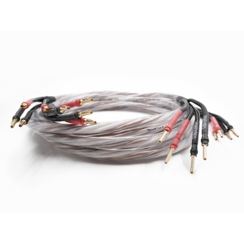 KABEL GŁOŚNIKOWY Melodika Brown Sugar BSBA22520 bi-amping 2x2mm2 + 2x2,5mm2 2m